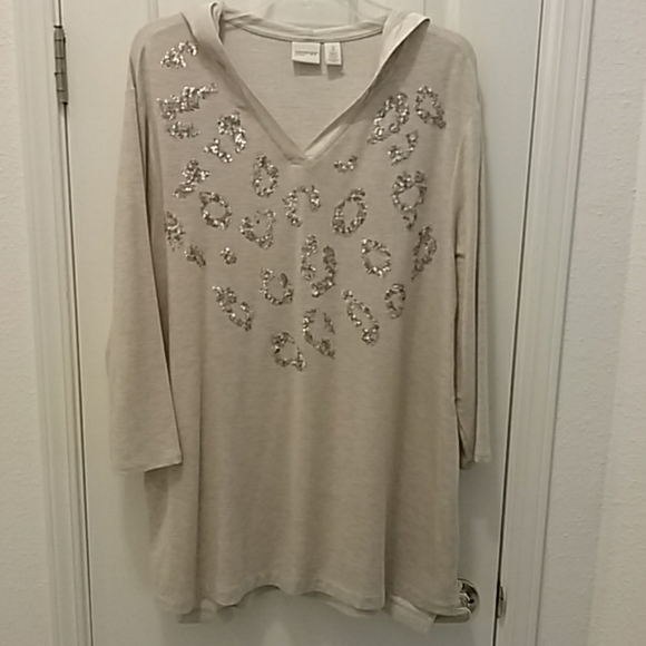 Chico's Tops - Chico's Pullover Hoodie